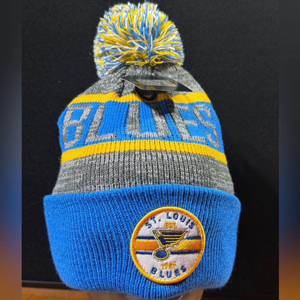 St. Louis Blues NHL Hockey Beanie Blues Note Hat
